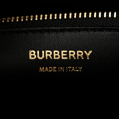 Burberry Crocodile Embossed Calfskin Mini Frances Tote Black 6 of 9
