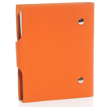 Hermes Togo Ulysse PM Notebook Cover Orange 3 of 9