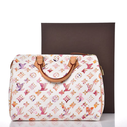 Louis Vuitton Watercolor Aquarelle Speedy 30 White 10 of 11