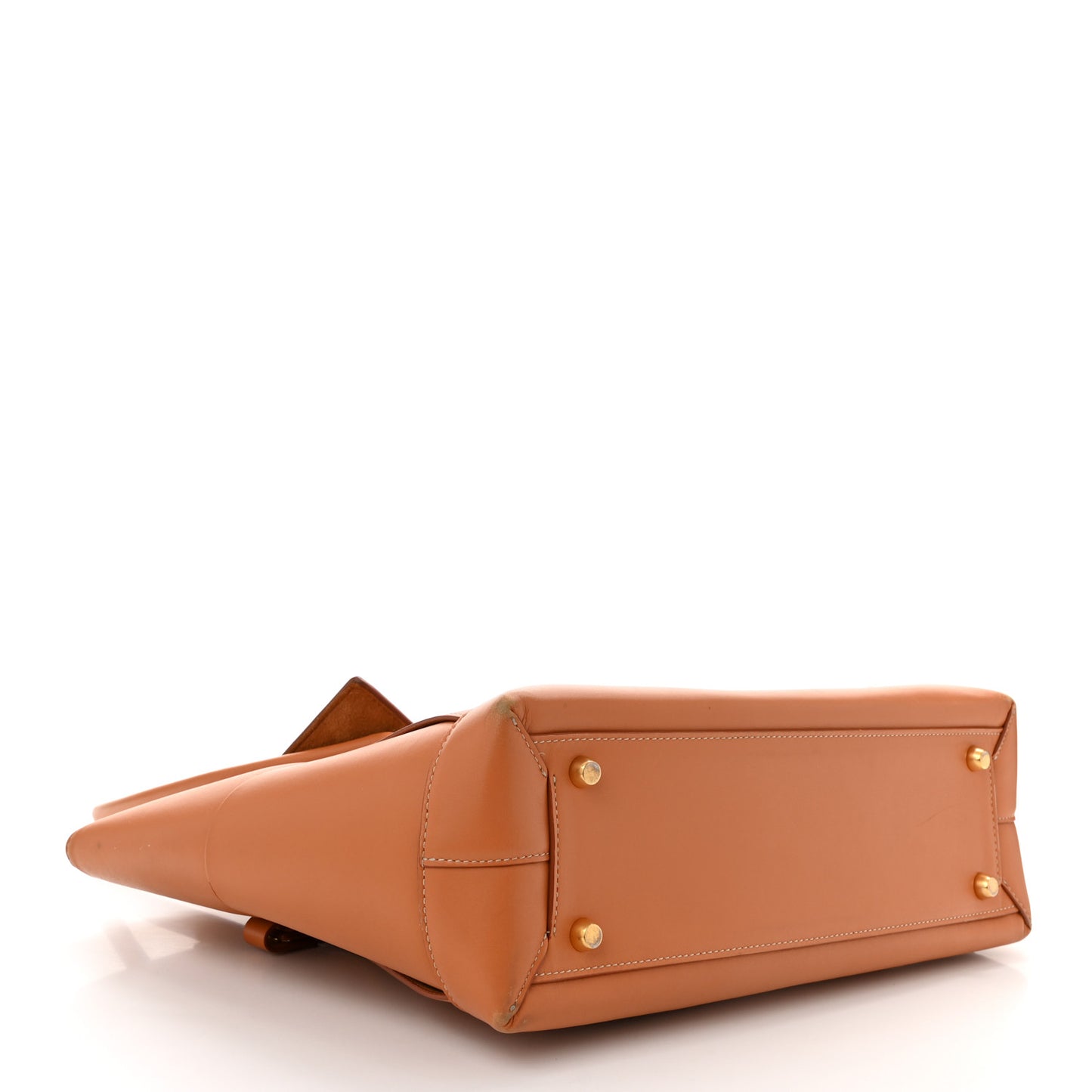 French Calfskin Maxi Intrecciato Medium Arco Caramel
