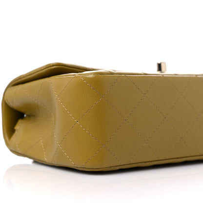 Chanel Lambskin Quilted Mini Rectangular Flap Green 7 of 11