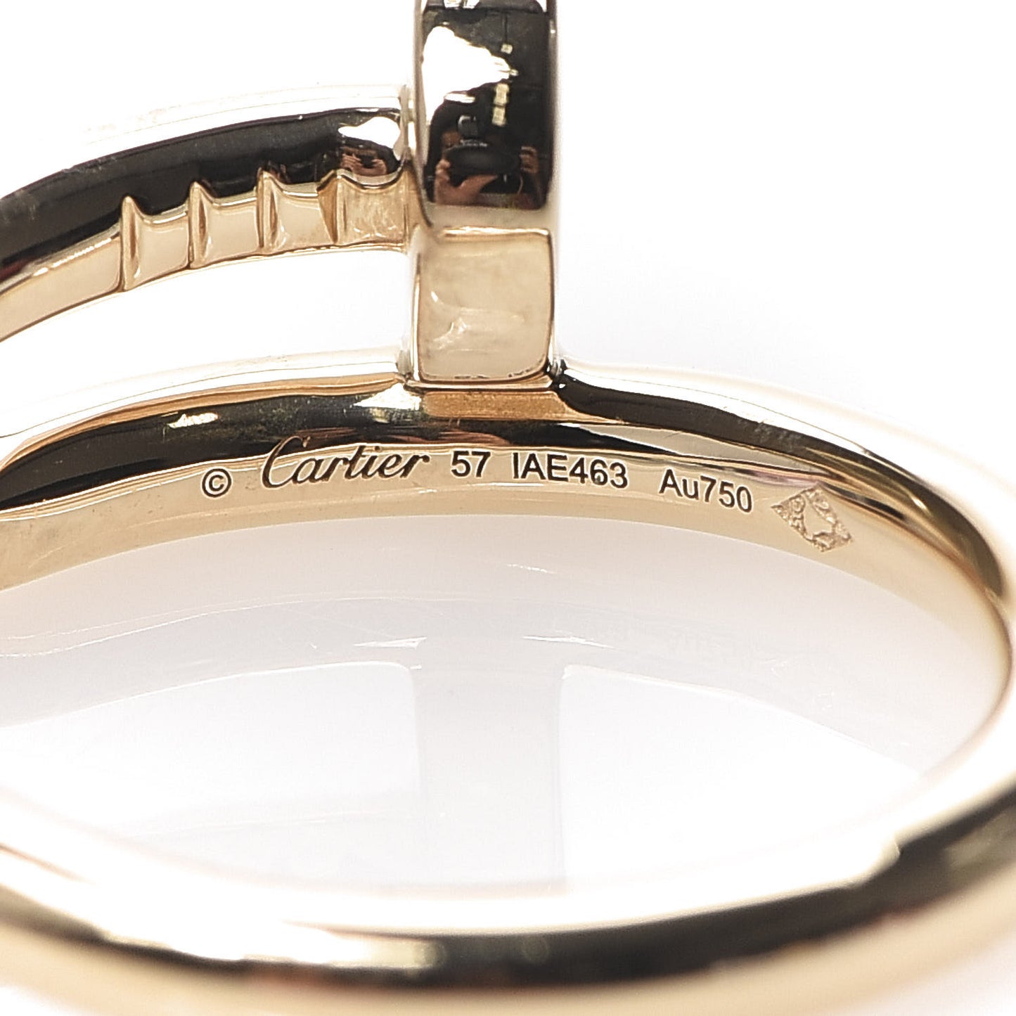 18K Yellow Gold Juste Un Clou Ring 57 8