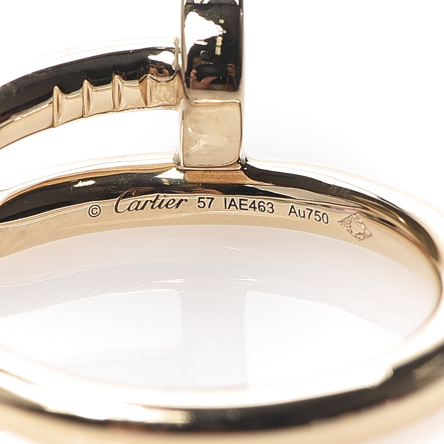 Cartier 18K Yellow Gold Juste Un Clou Ring 57 8 3 of 5