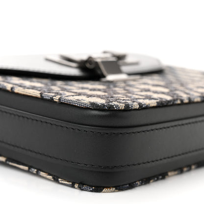Christian Dior Oblique Smooth Calfskin Messenger Beige Black 9 of 10