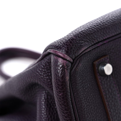 Hermes Togo BIRKIN 35 Raisin 8 of 27