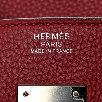 Hermes Togo Birkin 30 Rouge Grenat 6 of 15