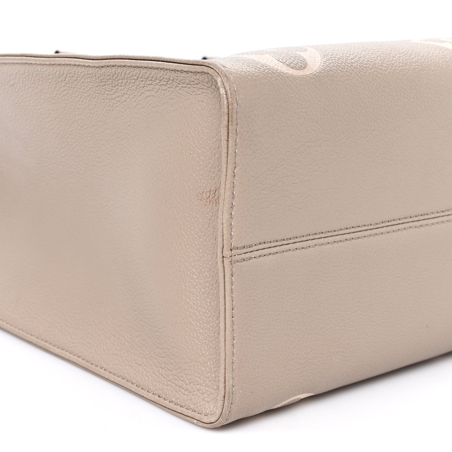 Louis Vuitton Empreinte Monogram Giant Onthego MM Tourterelle Creme 8 of 10