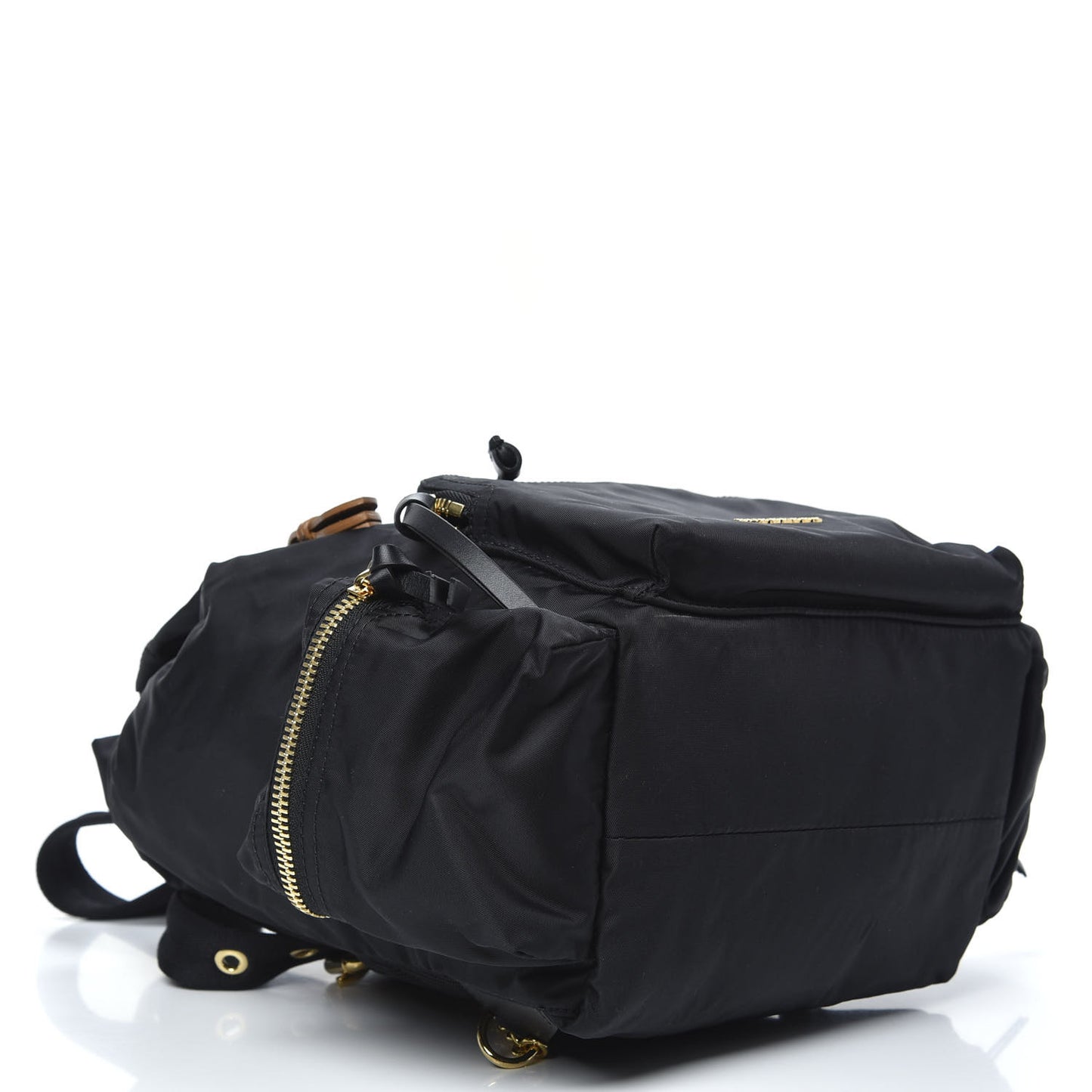 Nylon Medium Rucksack Backpack Black