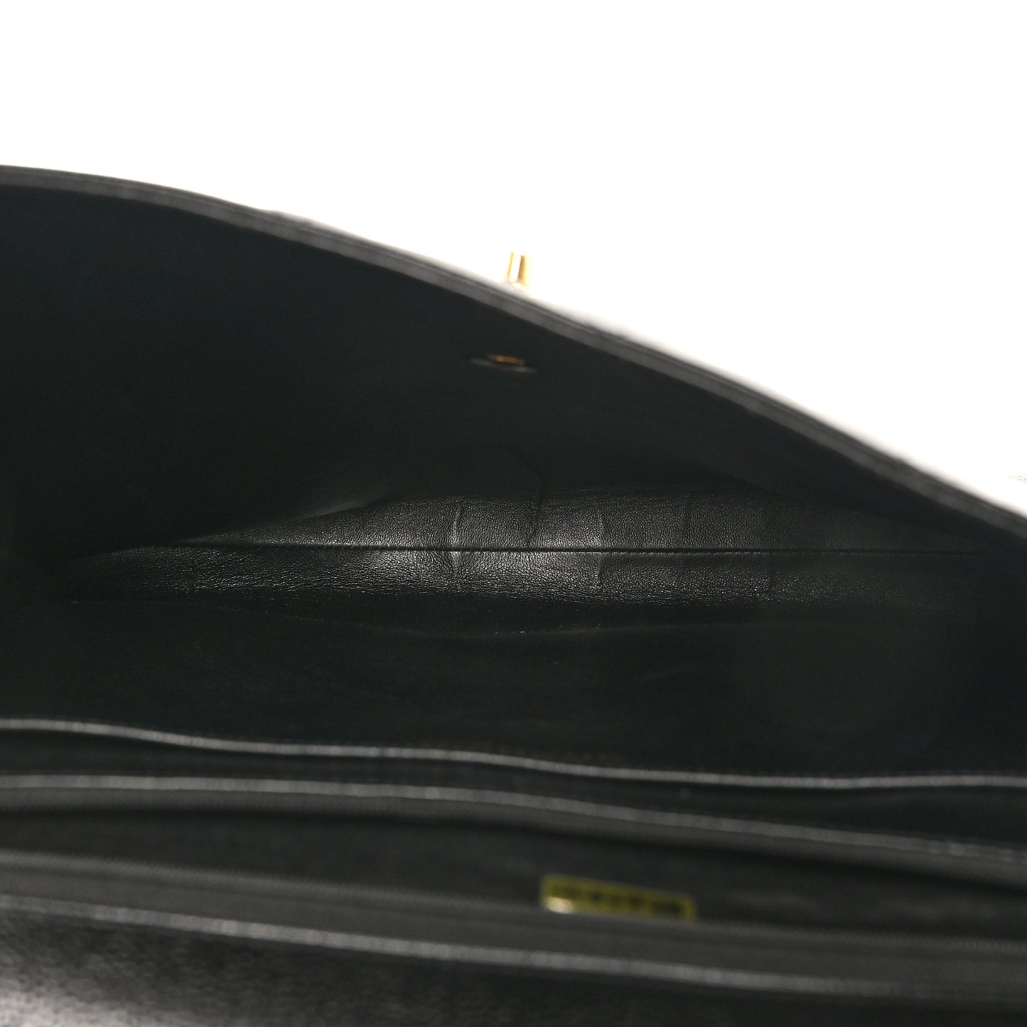 Caviar Quilted Briefcase Laptop Bag Black