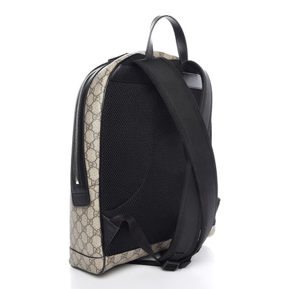 Gucci GG Supreme Monogram Web Dome Backpack Black 3 of 7