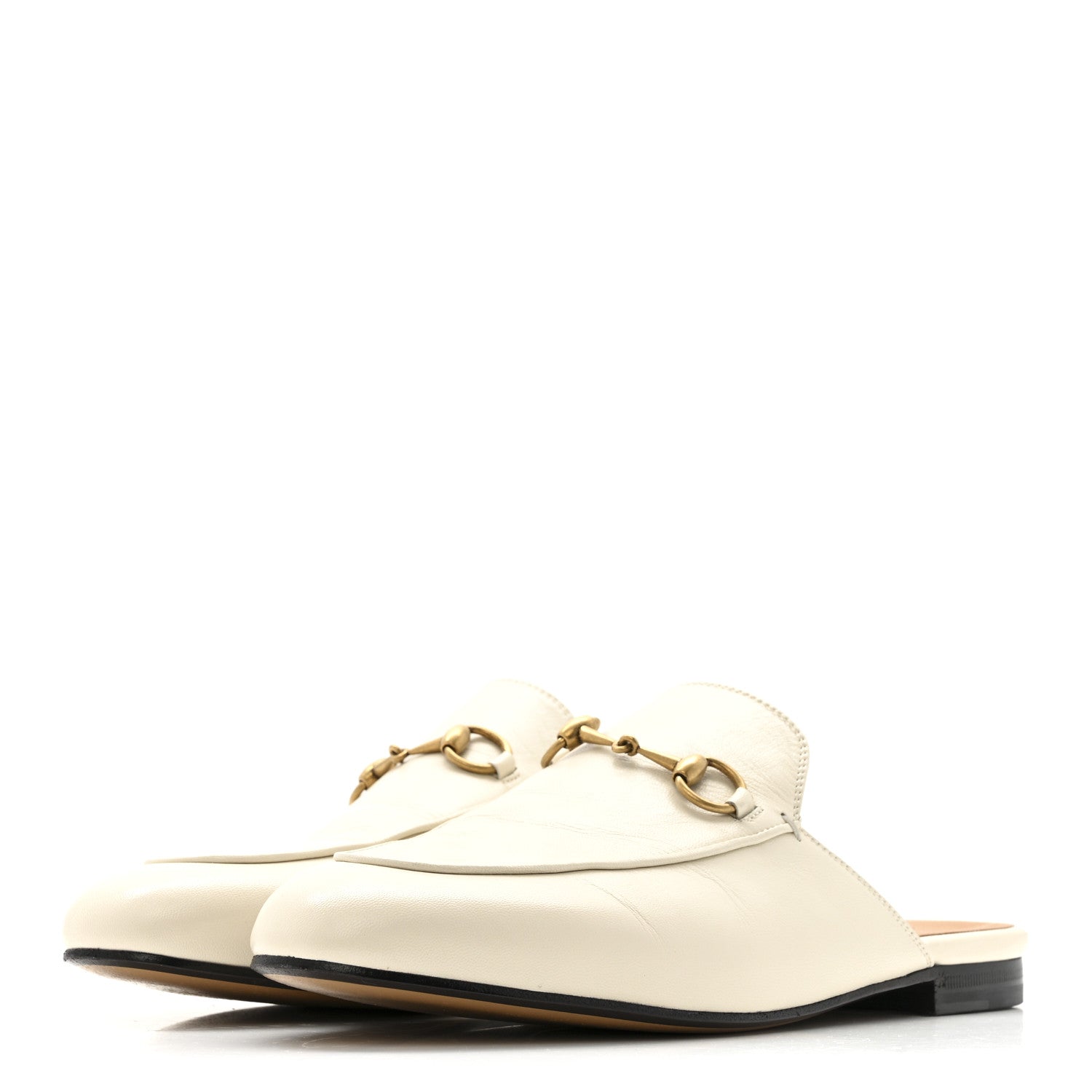 Gucci Malaga Kid Womens Princetown Slippers 39.5 Mystic White 4 of 12