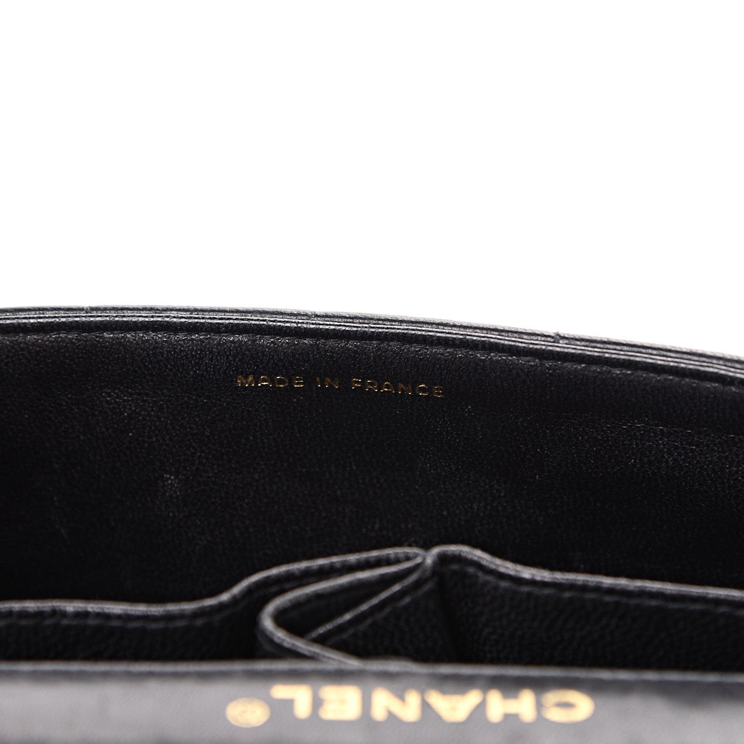 Chanel Lambskin East West Chocolate Bar Flap Black 6 of 19