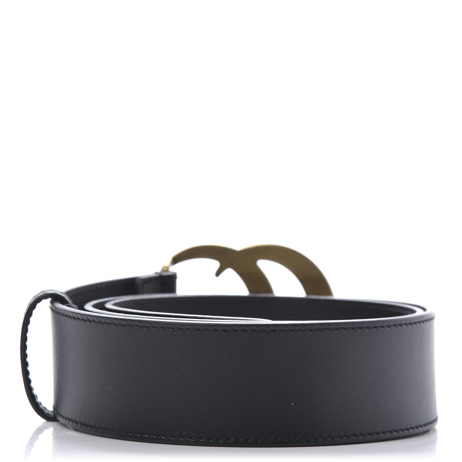 Gucci Calfskin Double G 40mm Belt 80 32 Black 2 of 5