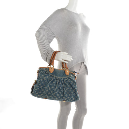 Louis Vuitton Denim Neo Cabby MM Blue 10 of 17