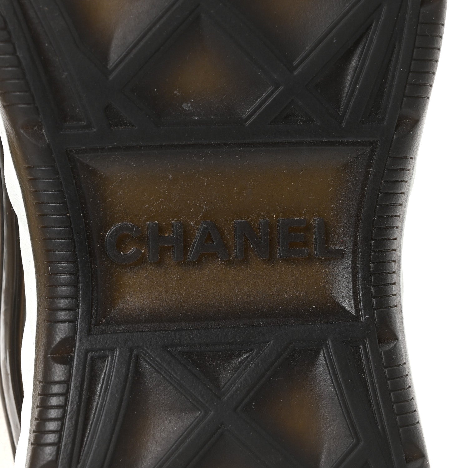 Chanel Fabric Suede Calfskin CC Sneakers 40 White Light Grey 7 of 10