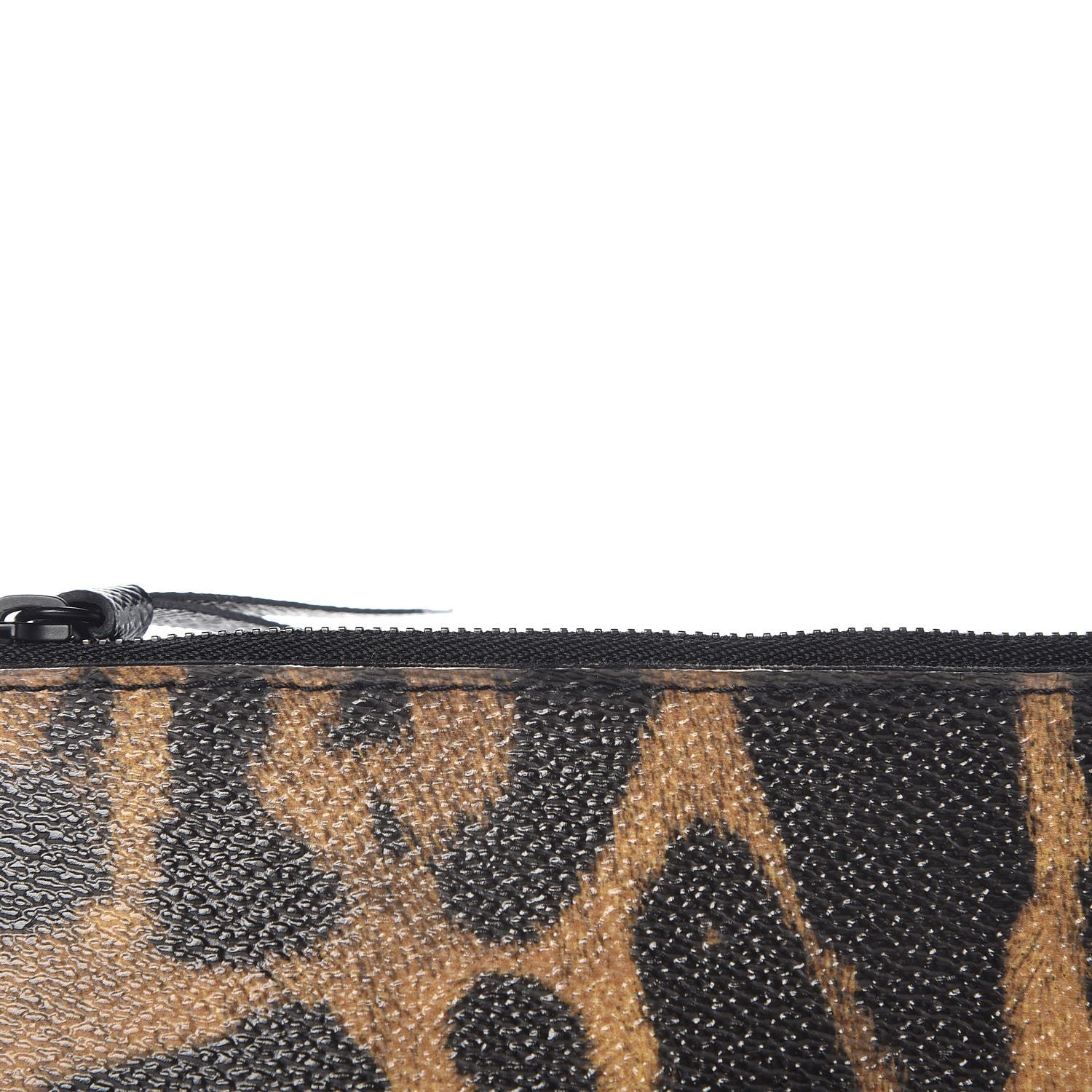 Louis Vuitton Monogram Animal Print Felicie Chain Wallet Zippered Insert 7 of 13