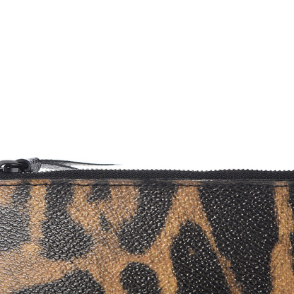 Louis Vuitton Monogram Animal Print Felicie Chain Wallet Zippered Insert 7 of 13
