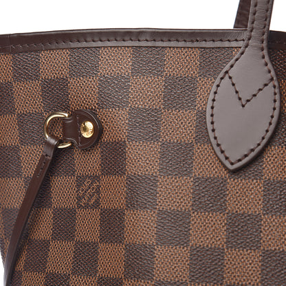 Louis Vuitton Damier Ebene Neo Neverfull MM Rose Ballerine 11 of 14