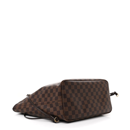 Louis Vuitton Damier Ebene Neo Neverfull MM  Rose Ballerine 4 of 13