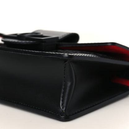 Louis Vuitton Patent Calfskin Laced Monogram Dauphine Chain Wallet Black 8 of 8