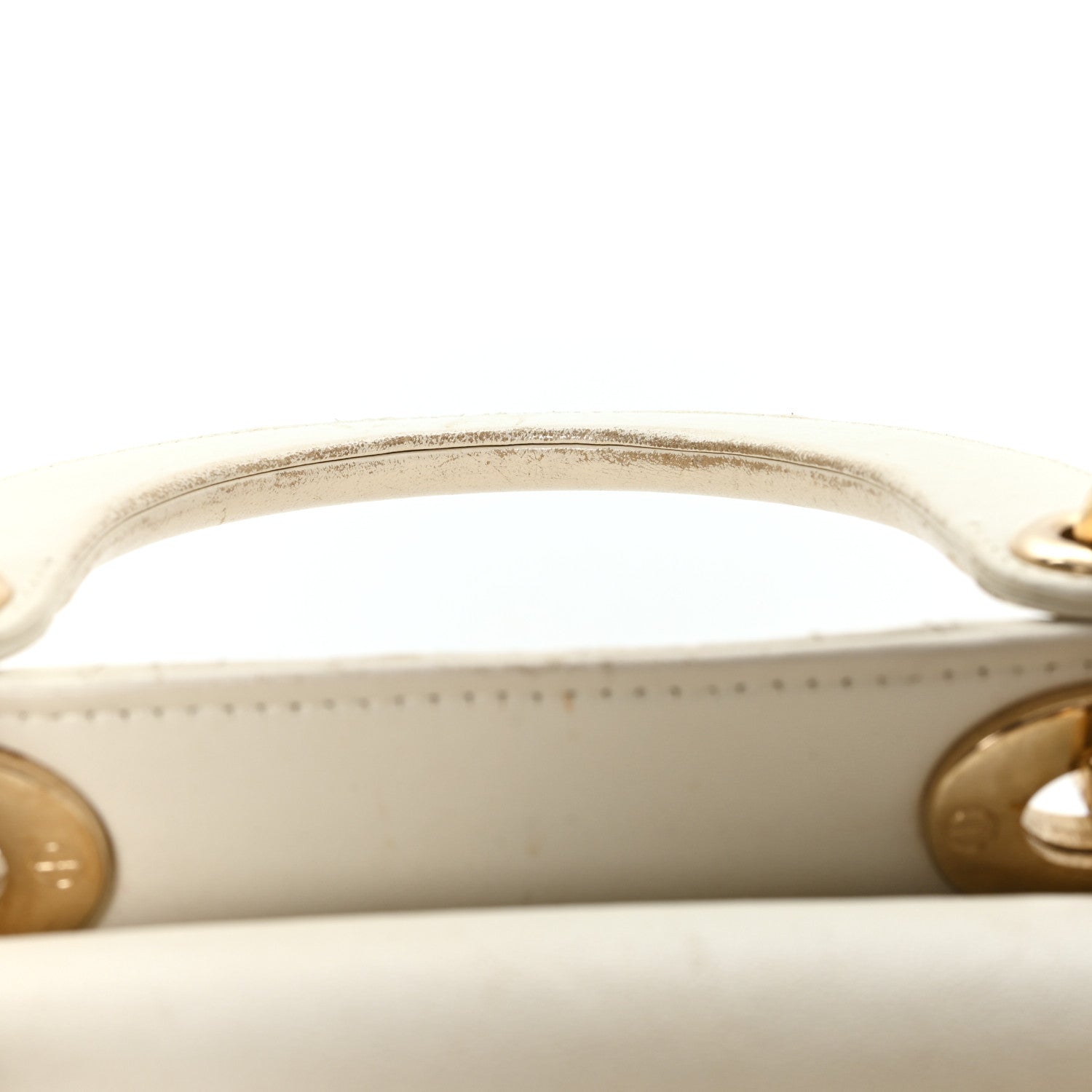Christian Dior Lambskin Cannage Small My ABCDior Lady Dior White 11 of 12