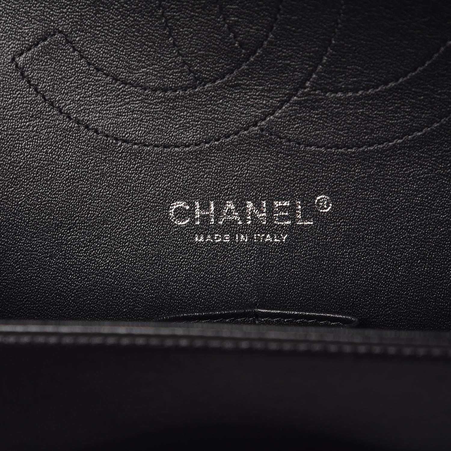 Chanel Lambskin Chevron Quilted Jumbo Double Flap So Black 7 of 9