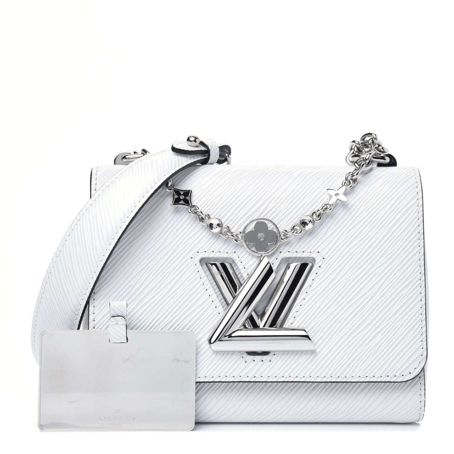 Louis Vuitton Epi Flower Jewels Twist Shoulder Bag PM White 1 of 13