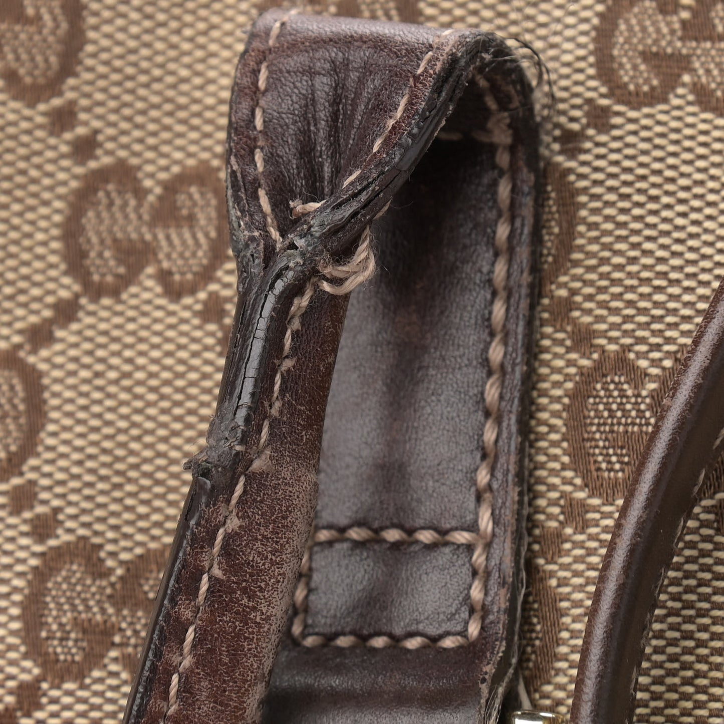 Monogram Medium New Britt Tote Brown