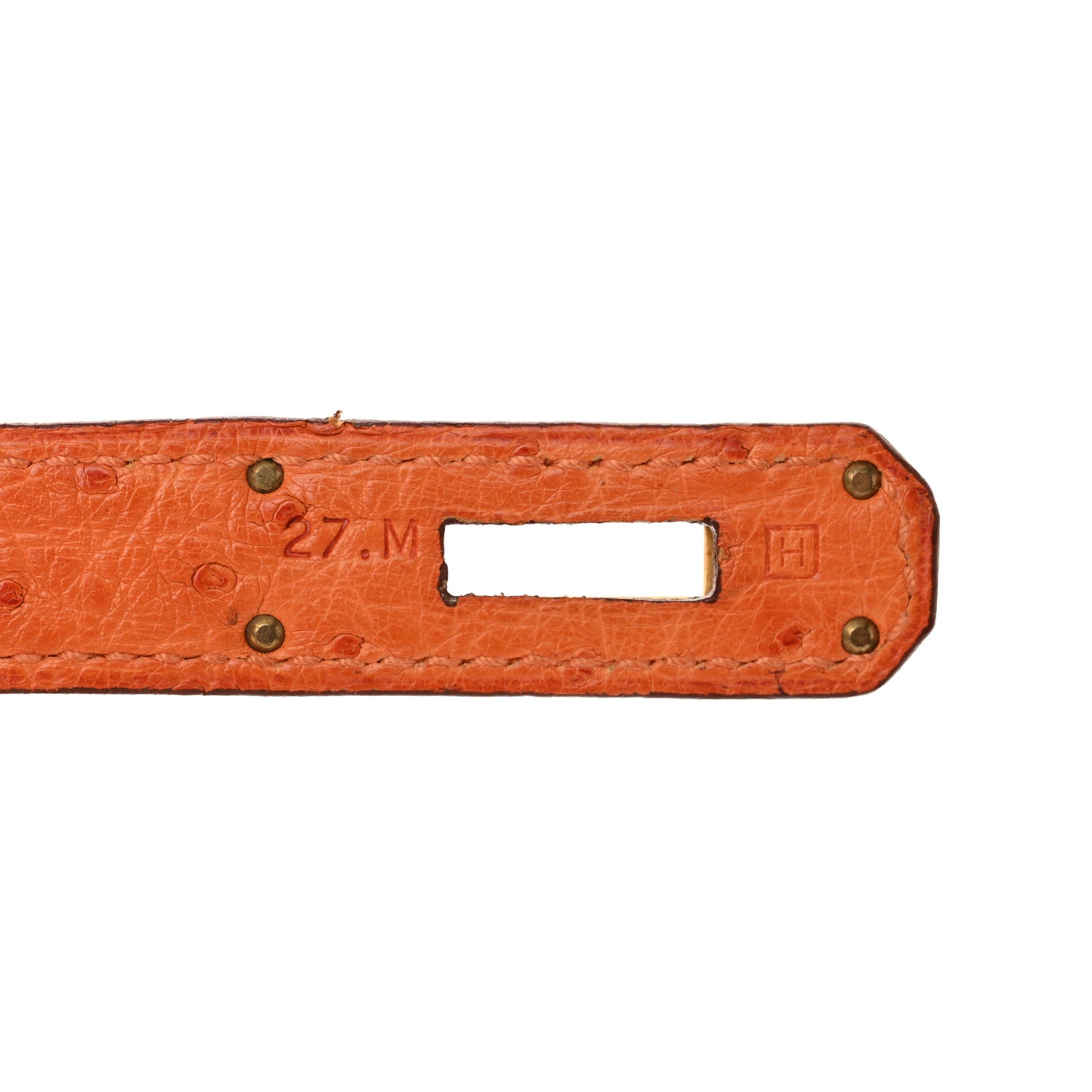 Ostrich Birkin 35 Orange