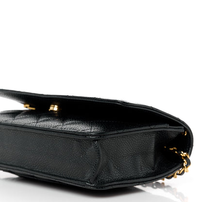 Chanel Caviar Quilted Wallet on Chain WOC Black 11 of 13