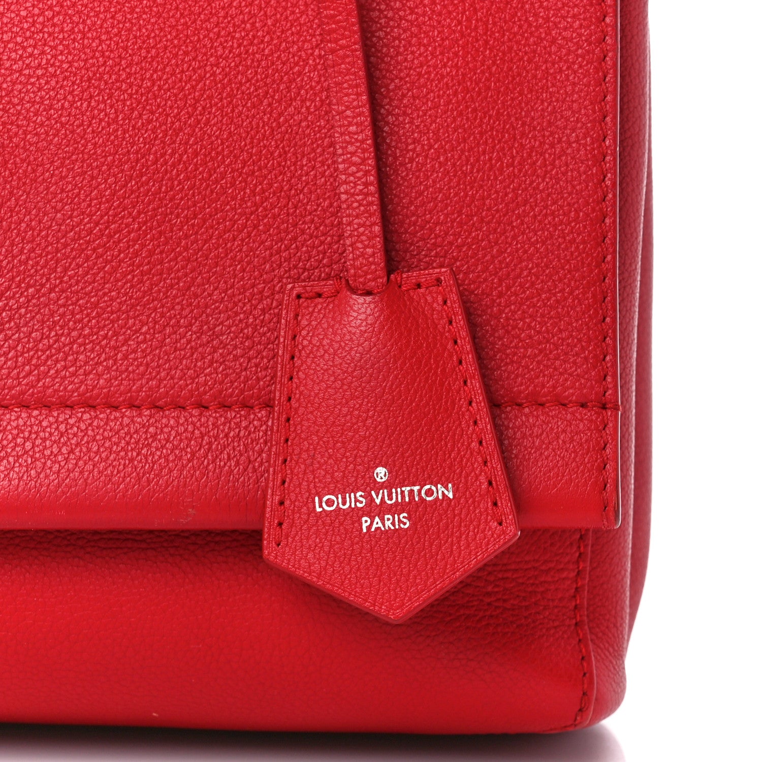 Louis Vuitton Soft Calfskin Lockme II Top Handle Rubis 8 of 18