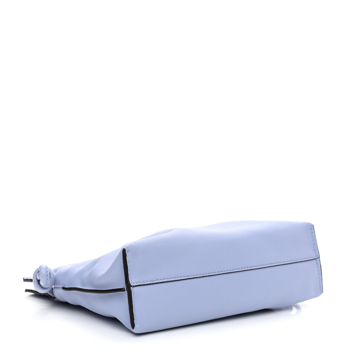 Calfskin Mini Flamenco Knot Bag Atlantic Blue