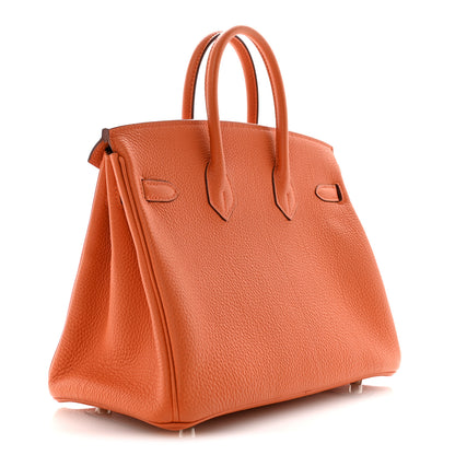 Hermes Togo Birkin 25 Orange 3 of 12