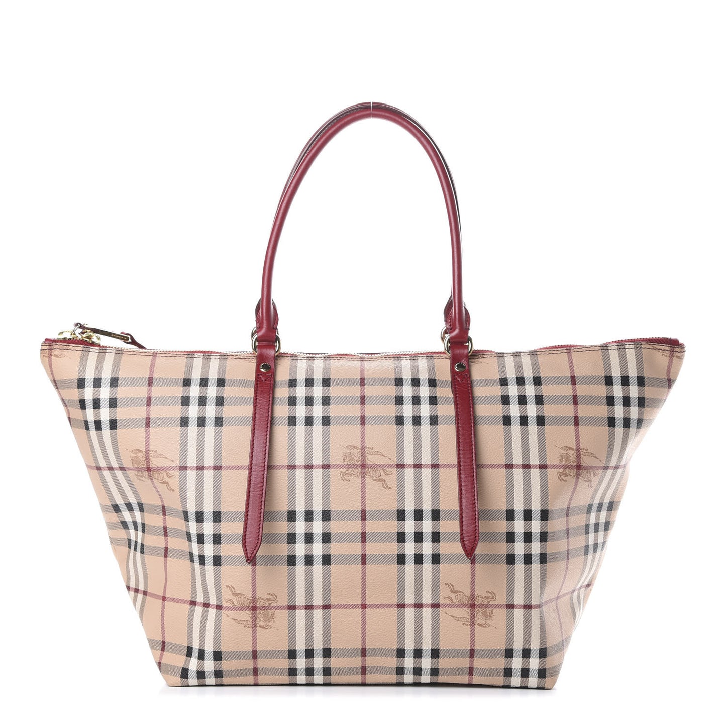 Haymarket Check Medium Salisbury Tote Military Red