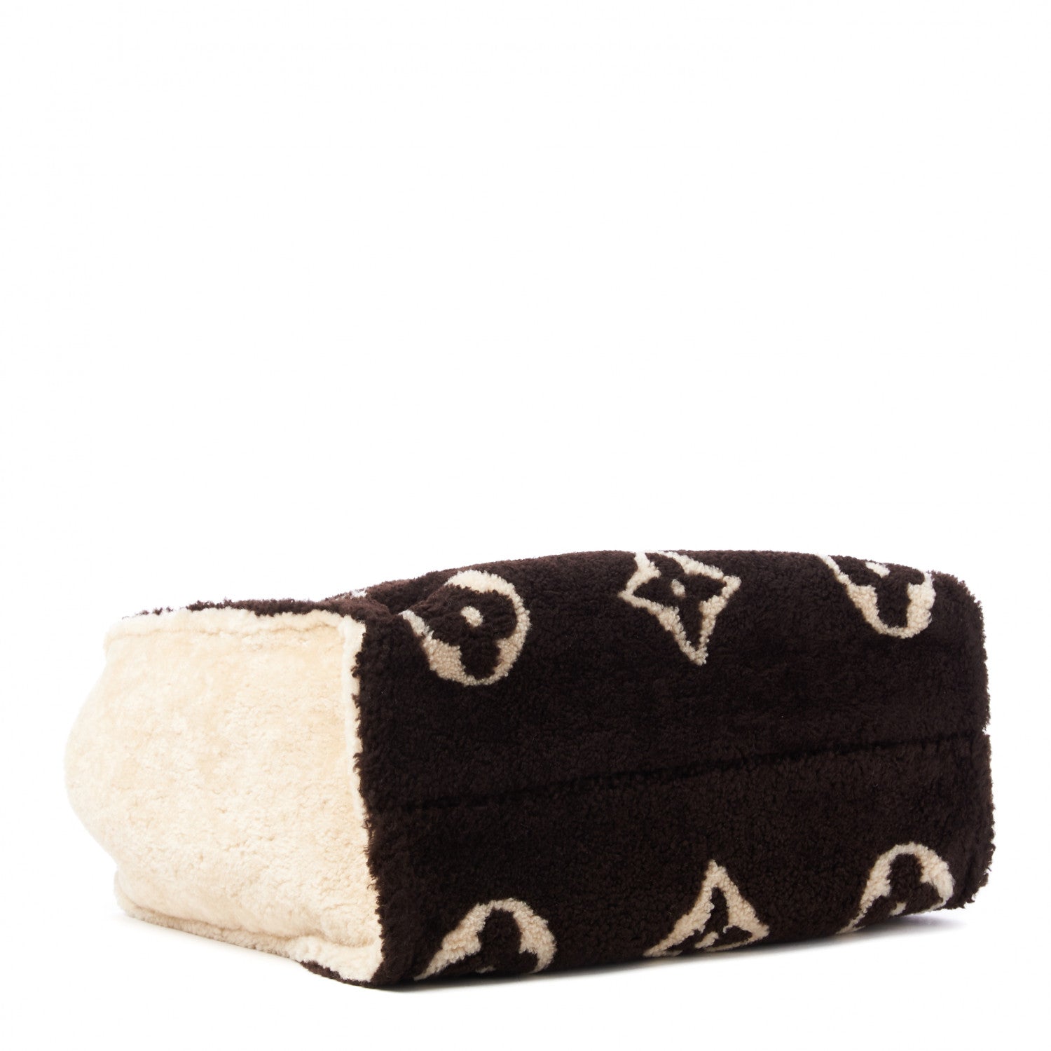 Louis Vuitton Shearling Monogram Giant Teddy Onthego GM Black White 3 of 7