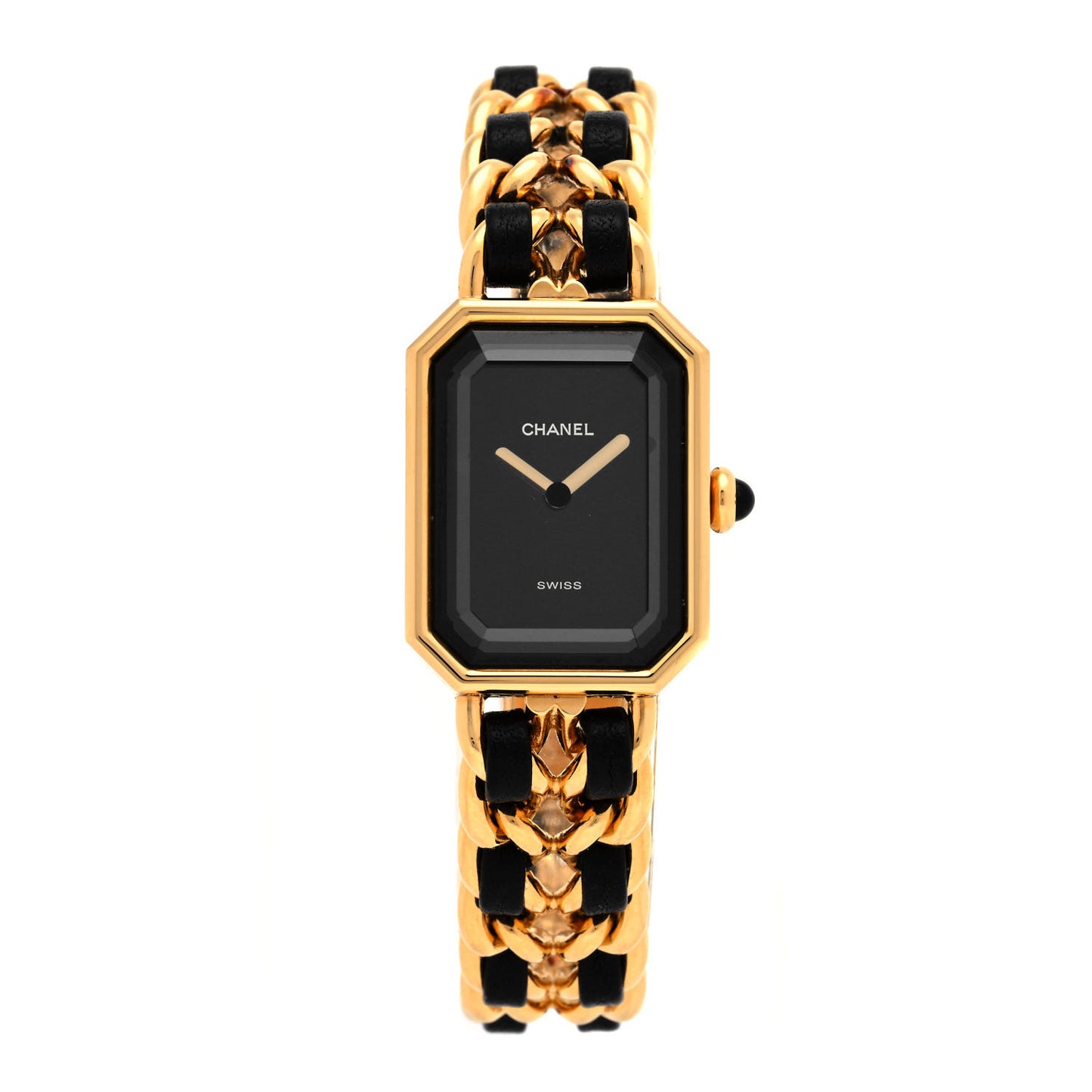 Stainless Steel Lambskin 20mm Chain Premiere Quartz Watch Gold L