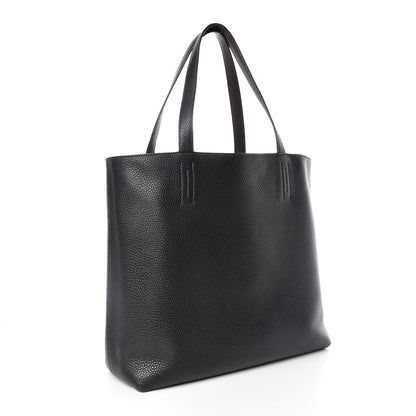 Hermes Taurillon Clemence Double Sens 36 Reversible Tote Black Ebene 5 of 19