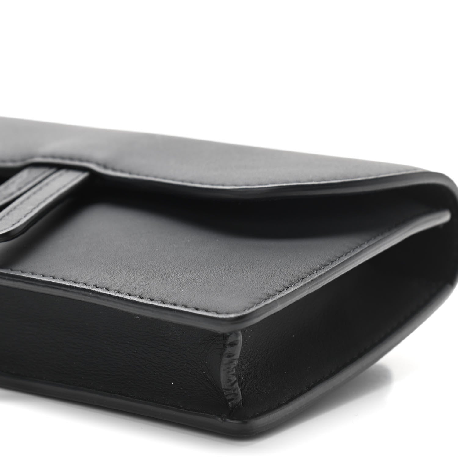 Christian Dior Ultra Matte Calfskin Saddle Belt Bag Black 5 of 9