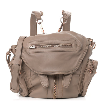 Alexander Wang Lambskin Mini Marti Backpack Latte Rose Gold Hardware 1 of 7