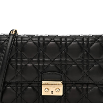 Christian Dior Lambskin Cannage Miss Dior Promenade Pouch Black 5 of 10