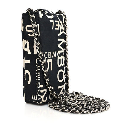 Chanel Canvas 31 Rue Cambon Phone Holder Black 2 of 10