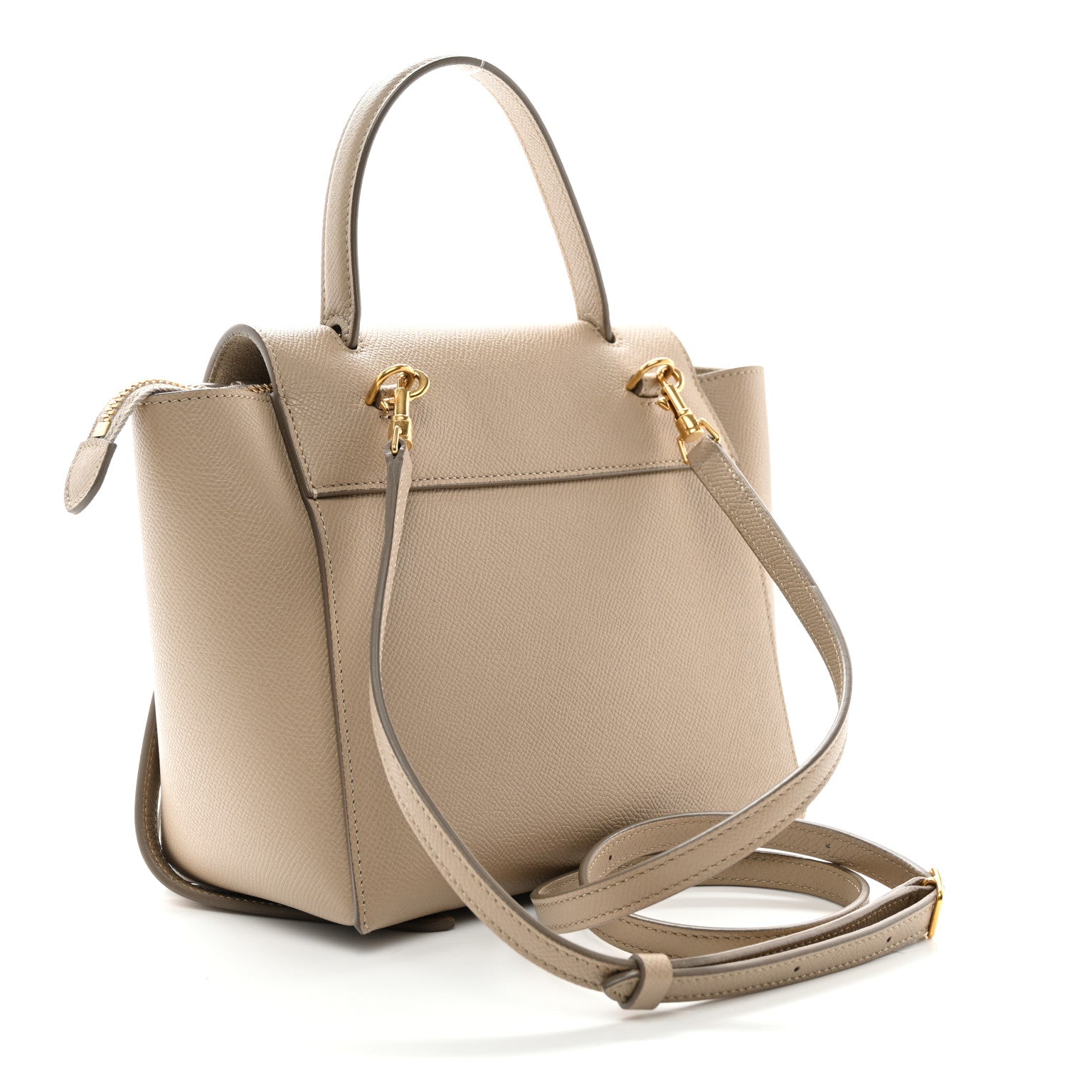 Celine Grained Calfskin Nano Belt Bag Light Taupe 3 of 10