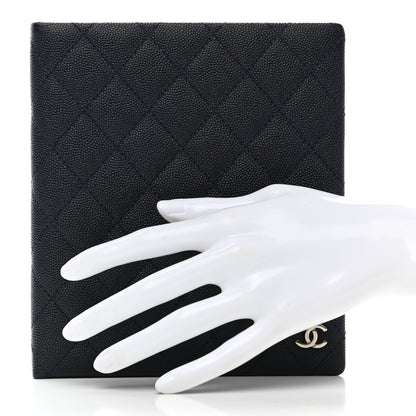 Chanel Caviar Quilted Notebook Black 2 of 8