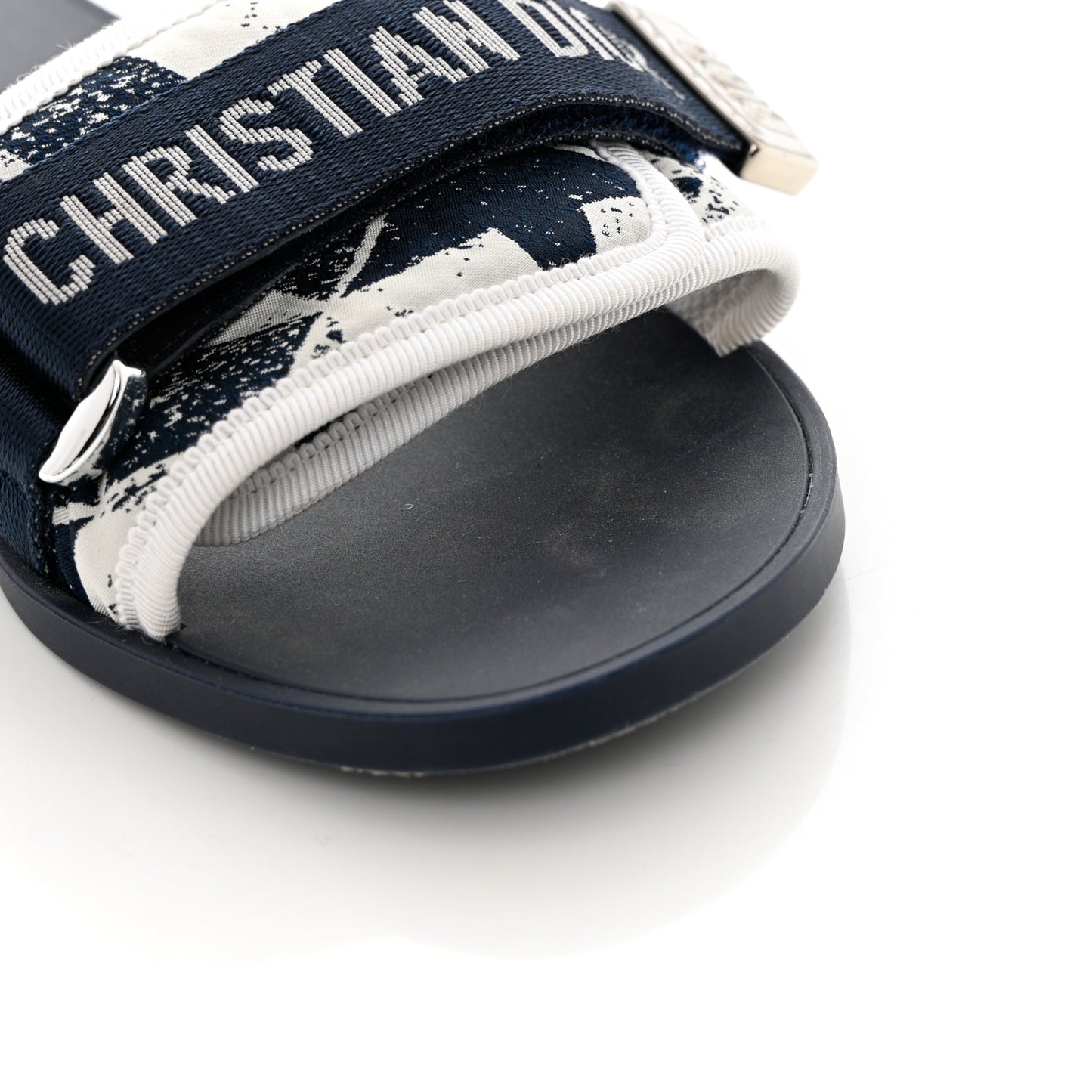 Canvas Dior(e)volution Mule Slide Sandals 36 Deep Blue