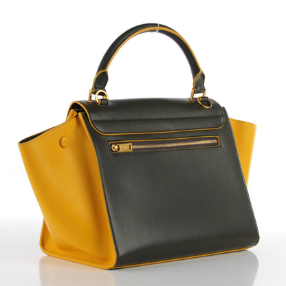 Celine Smooth Calfskin Small Tri-Color Trapeze Yellow 3 of 7