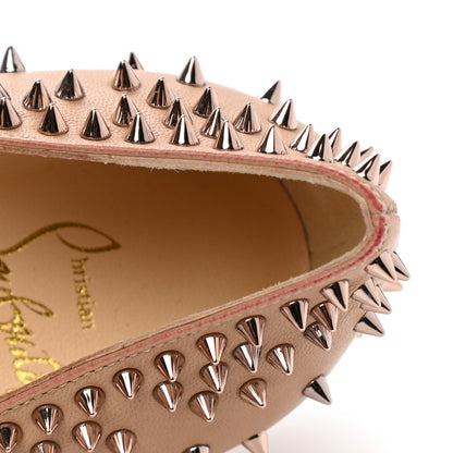 Christian Louboutin Patent Pigalle Spikes 85 Pumps 38 Nude 9 of 11