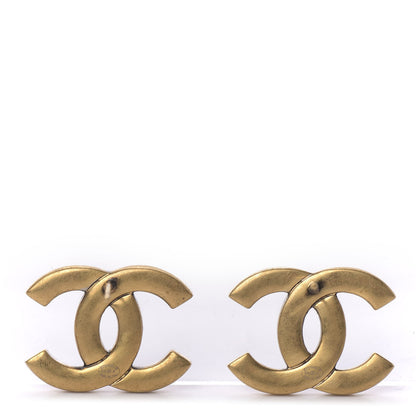 Chanel Metal CC Chain Earrings Gold 3 of 6
