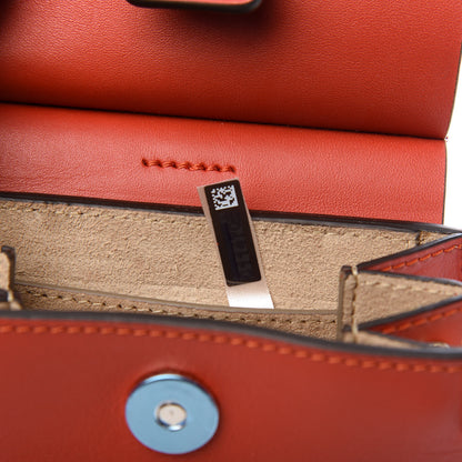 Chloe Suede Calfskin Mini Faye Bracelet Bag Earthy Red 9 of 10