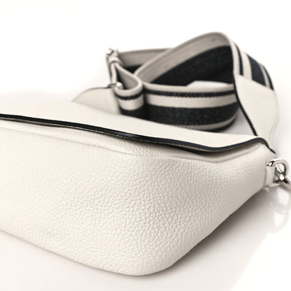 Prada Vitello Daino Soft Flap Crossbody White 8 of 8