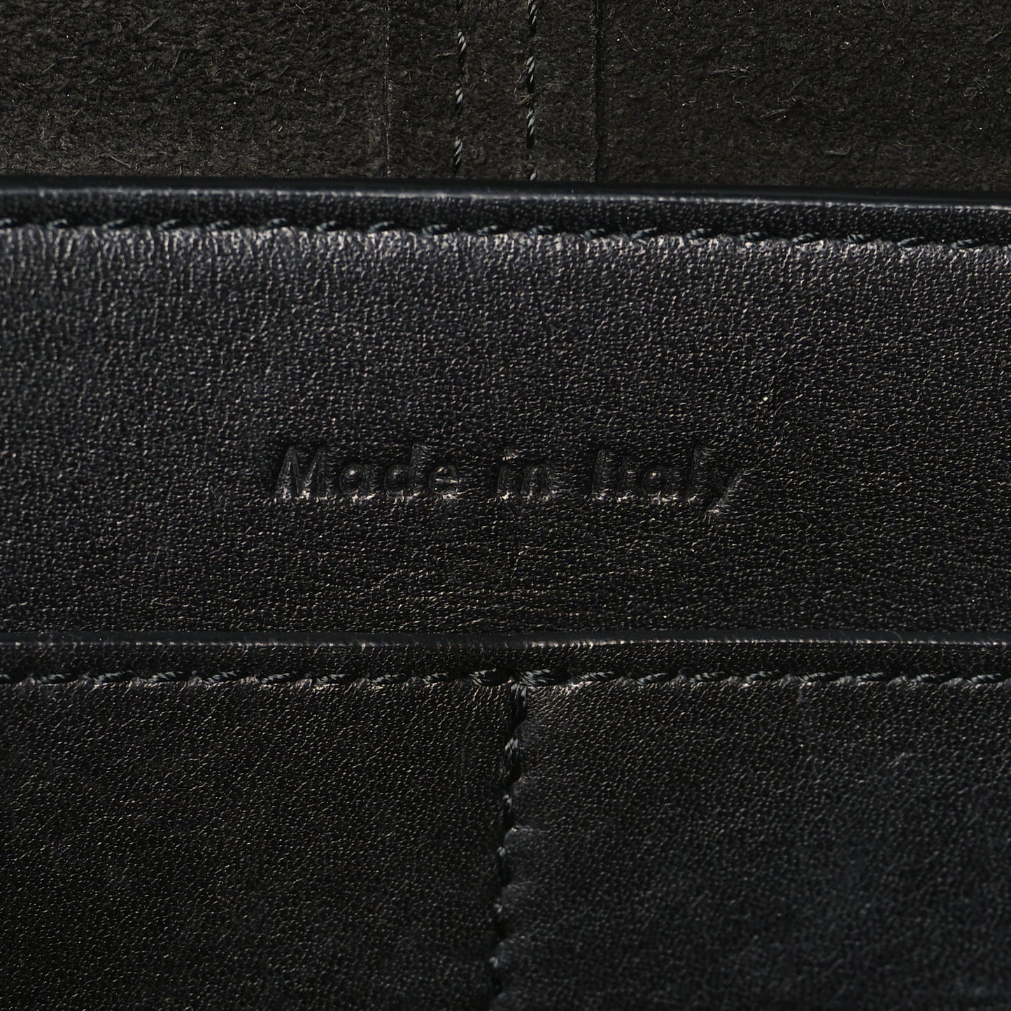 Smooth Calfskin Tri-Fold Clutch on Chain Black